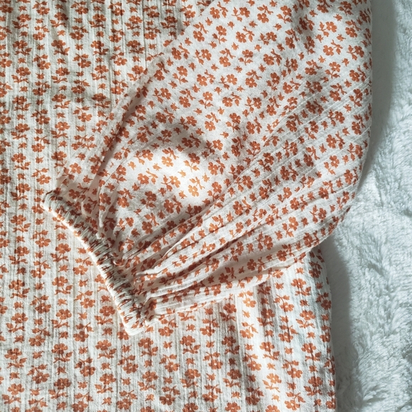 Madewell Ruffle-Yoke Prairie Top in Cutout Blooms, Size Small - Picture 11 of 16